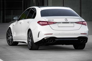 MERCEDES C-CLASS W206 2021+ SPOILER KLAPY TYLNEJ