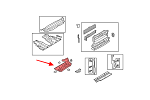 FORD FUSION MK2 II 2016-2018 PO FACELIFTINGU OSŁONA PRZEDNIEGO ZDERZAKA LEWA HS7Z8310