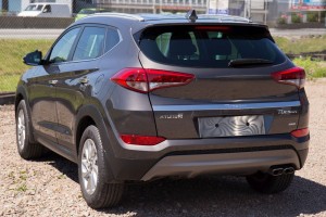 HYUNDAI TUCSON III TL 2015-2018 PRZED LIFTINGIEM ZDERZAK TYLNY DOLNY 86612D7000 POWYSTAWOWY