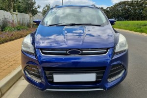 FORD ESCAPE MK3 III 2013-2016 PRZED FACELIFTINGIEM LISTWA POD REFLEKTOR CHROM LEWA DV458229AA