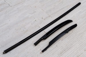 RANGE ROVER L405 (SV AUTOBIOGRAPHY) ELEMENT STYLIZACYJNY ZDERZAKA CZARNY