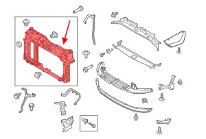 MAZDA 2 II DE 2007-2014 PAS PRZEDNI WZMOCNIENIE 8V51A16E146AE