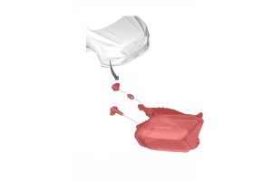 FORD KUGA MK2 II 2016-2019 PO FACELIFTINGU LAMPA PRZECIWMGIELNA PRZEDNIA PRAWA Z KIERUNKOWSKAZEM GV4413B220