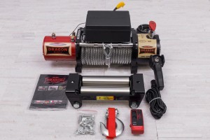 WYCIĄGARKA DRAGON WINCH MAVERICK 12000 HD 12V LINA STALOWA