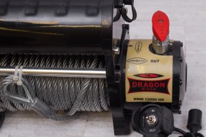 WYCIĄGARKA DRAGON WINCH MAVERICK 12000HDI 12V LINA STALOWA