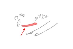 BMW X3 G01 2017-2021 PRZED LIFTINGIEM ODBLASK TYLNEGO ZDERZAKA LEWY 63147419927