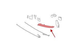 BMW X3 G01 2017-2021 PRZED LIFTINGIEM ODBLASK TYLNEGO ZDERZAKA PRAWY 63147419928