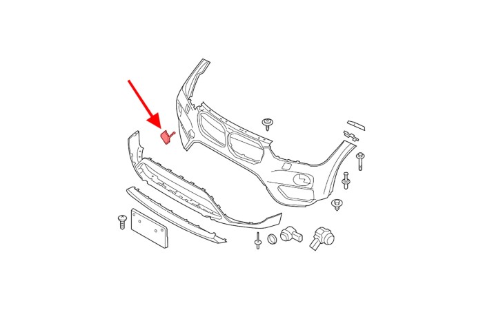 BMW SERIA 7 G11 2015-2019 PRZED FACELIFTINGIEM ZAŚLEPKA PRZEDNIEGO ZDERZAKA HAKA HOLOWNICZEGO PRAWA 51137361220