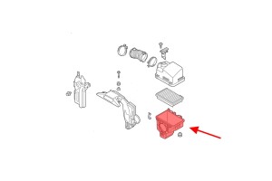 MAZDA 6 III GJ GL 2012+ DOLNA CZĘŚĆ OBUDOWY FILTRA POWIETRZA DO POJEMNOŚCI 2.0 L PE01133AY