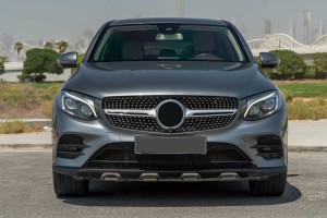 MERCEDES GLC X253 C253 2015-2019 PRZED FACELIFTINGIEM CZARNA LISTWA PRZEDNIEGO ZDERZAKA ŚRODKOWA A2538854500
