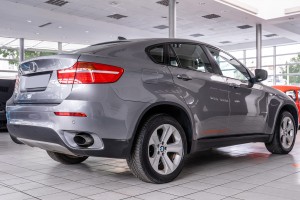 BMW X6 E72 2007-2014 LAMPA PRZECIWMGIELNA TYLNA LEWA Z ODBLASKIEM 63147187219