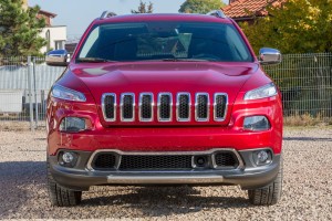 JEEP CHEROKEE V KL 2014-2018 PRZED FACELIFTINGIEM WKŁADKI GRILLA CHROMOWANE 68303626AA