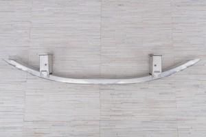 BMW SERIA 5 E60 2003-2007 PRZED FACELIFTINGIEM ALUMINIOWA BELKA WZMOCNIENIE PRZEDNIEGO ZDERZAKA 51117033696