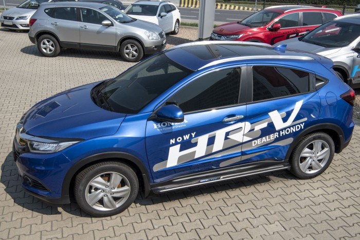 HONDA HR-V II RU 2015-2021 ALUMINIOWE RELINGI DACHOWE SREBRNE