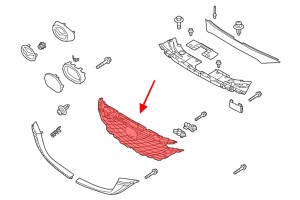 MAZDA CX-5 II KF 2022+ PO FACELIFTINGU ATRAPA CHLODNICY GRILL KSD550710
