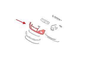 HYUNDAI TUCSON IV NX4 2020+ ZDERZAK PRZEDNI GÓRNY 86511N7000