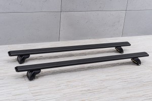 VOLVO XC90 II 2015+ BELKI POPRZECZNE DO RELINGÓW PRZYLEGAJĄCYCH 130 CM