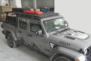 JEEP GLADIATOR JT 2018+ ALUMINIOWY BAGAŻNIK DACHOWY