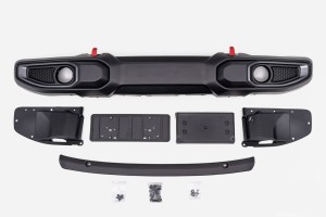 JEEP WRANGLER JL 2018+ ZDERZAK PRZEDNI PLASTIKOWY RUBICON BEZ PDC 6BU44RXFAB