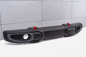 JEEP WRANGLER JL 2018+ ZDERZAK PRZEDNI PLASTIKOWY RUBICON BEZ PDC