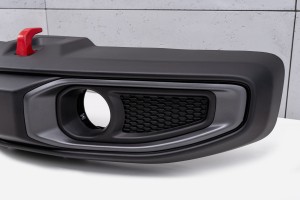 JEEP WRANGLER JL 2018+ ZDERZAK PRZEDNI PLASTIKOWY RUBICON BEZ PDC