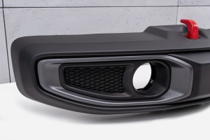 JEEP WRANGLER JL 2018+ ZDERZAK PRZEDNI PLASTIKOWY RUBICON BEZ PDC