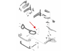 FORD FOCUS MK3 III 2010-2018 MOCOWANIE ŚRUBA REGULACYJNA WZMOCNIENIA CZOŁOWEGO 3M518186A