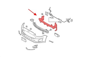 FORD MONDEO MK5 V 2014-2022 BELKA PRZEDNIEGO ZDERZAKA DG93F10922DC.jpg