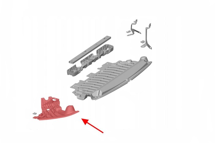 MERCEDES C-CLASS W206 AMG 2021+ OSŁONA POD PRZEDNI ZDERZAK PRAWA A2065202400.jpg