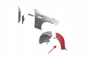 MERCEDES C-CLASS W206 2021+ NADKOLE PRZEDNIE LEWE CZĘŚĆ PRZEDNIA A2068840300.jpg