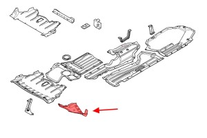 BMW X5 E70 2006-2013 OSŁONA DOLNA NADKOLE PRZEDNIE LEWE 51758037159