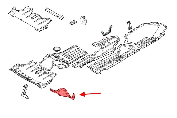 BMW X5 E70 2006-2013 OSŁONA DOLNA NADKOLE PRZEDNIE LEWE 51758037159