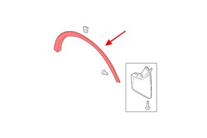 FORD KUGA MK3 III 2019+ LISTWA TYLNEGO BŁOTNIKA PRAWA LV4BS286D02EAW