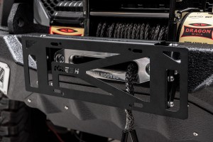 JEEP WRANGLER JL 2018+ UCHYLNE MOCOWANIE UCHWYT TABLICY REJESTRACYJNEJ