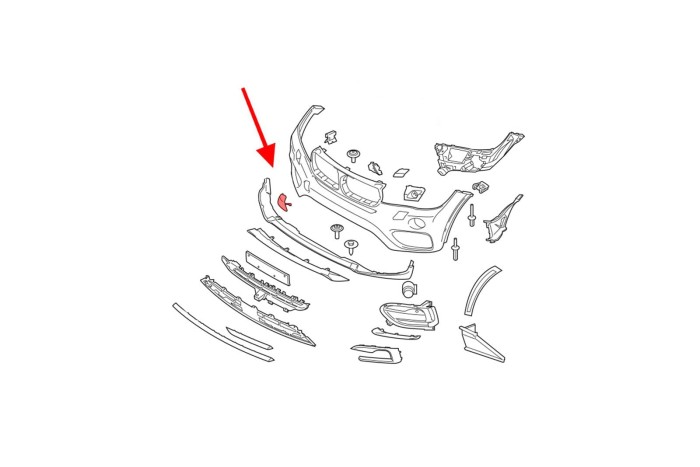 BMW X6 F16 2014-2019 ZAŚLEPKA PRZEDNIEGO ZDERZAKA HAKA HOLOWNICZEGO 51117422901