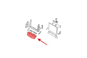 BMW SERIA 5 E61 2003-2010 KANAŁ KIEROWNICA WLOTU POWIETRZA 51717050537