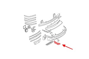 BMW SERIA 7 E65 E66 2001-2008 OSLONA KOMORY SILNIKA BOCZNA PRAWA 51717153784