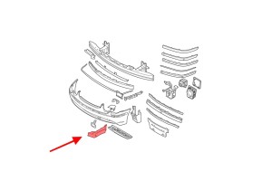 BMW SERIA 7 E65 E66 2001-2008 OSLONA KOMORY SILNIKA BOCZNA LEWA 51757153783