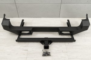 SUZUKI JIMNY 1998-2018 STALOWY ZDERZAK TYLNY Z HAKIEM