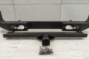 SUZUKI JIMNY 1998-2018 STALOWY ZDERZAK TYLNY Z HAKIEM