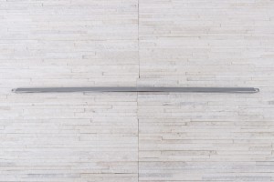 VW PASSAT B8 3G R-LINE HIGHLINE 2015-2019 PRZED FACELIFTINGIEM CHROMOWANA LISTWA PRZEDNIEGO ZDERZAKA ŚRODKOWA 3G08538352ZZ