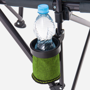 SKŁADANY FOTEL TURYSTYCZNY Z OPARCIEM ZIELONY