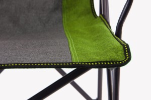 SKŁADANY FOTEL TURYSTYCZNY Z OPARCIEM ZIELONY