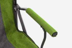 SKŁADANY FOTEL TURYSTYCZNY Z OPARCIEM ZIELONY