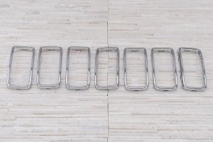 JEEP RENEGADE I BU 2018+ PO LIFTINGU CHROMOWANE WKŁADKI GRILLA 6VQ42TZZAA