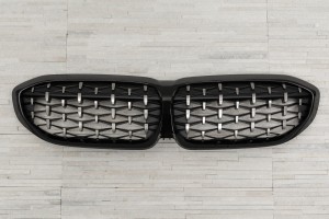 BMW SERIA 3 G21 2018+ TUNINGOWY GRILL PRZEDNI DIAMOND CZARNY ATRAPA NERKI