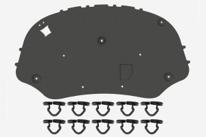 VW PASSAT B6 VARIANT 2005-2010 WYGŁUSZENIE MASKI 3C0863831B