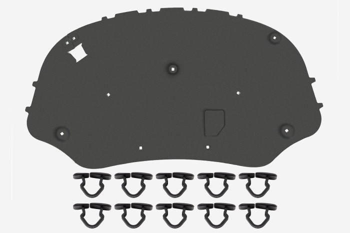 VW PASSAT B6 VARIANT 2005-2010 WYGŁUSZENIE MASKI 3C0863831B