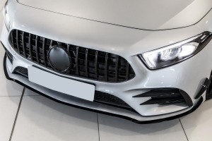 MERCEDES A-CLASS W177 2018+ LISTWA PRZEDNIEGO ZDERZAKA PRAWA CZARNA A1778854403