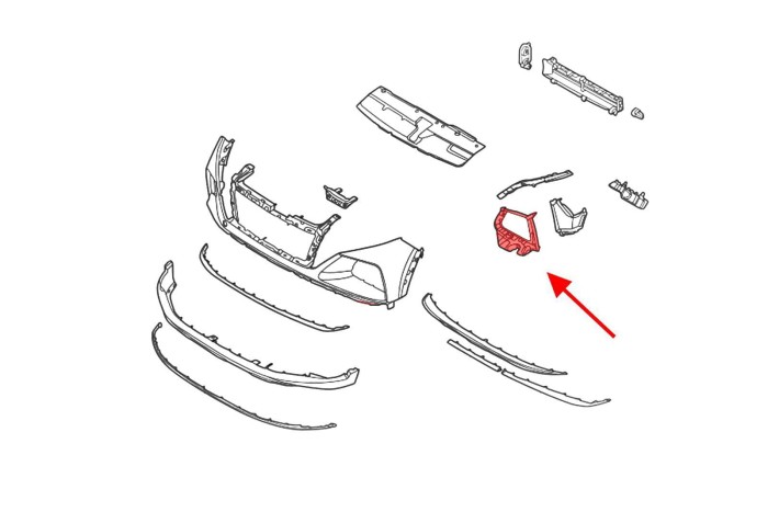 HYUNDAI TUCSON IV NX4 2020+ KRATKA PRZEDNIEGO ZDERZAKA LEWA 865C1N7000